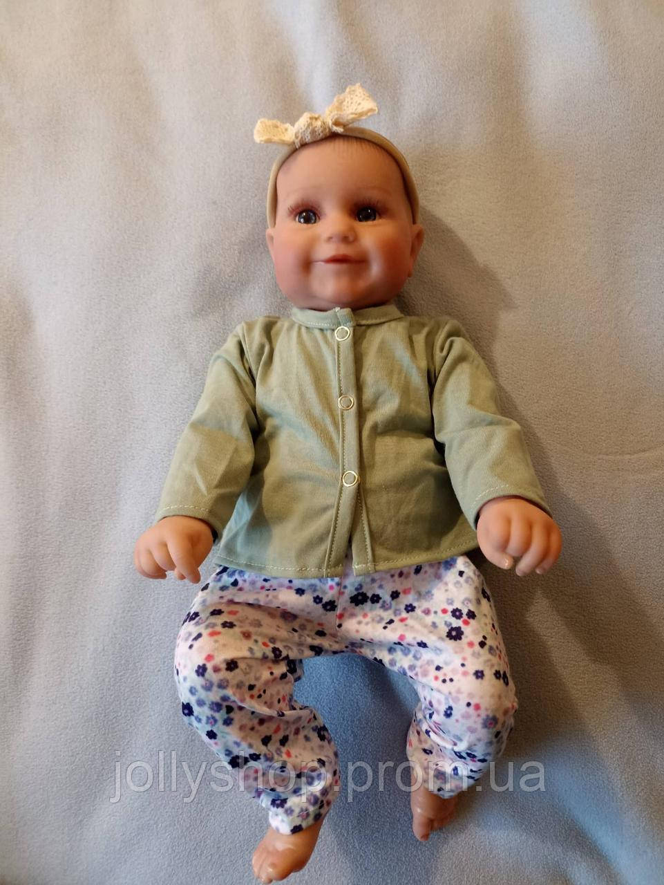 Оригінальна лялька Реборн Reborn Dolls. Вінілова лялька реборн дівчина. Вініловий пупс лялька 48-50см