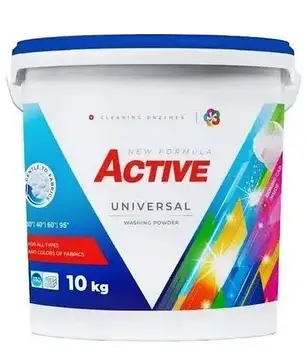 Порошок для прання Active Color Powder (ведро), 10 кг. В наявності
