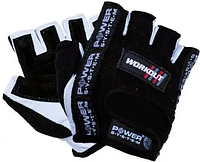 Перчатки атлетические р S экокожа, унисекс Power System PS-2200 Workout Black для фтнеса и атлетики на