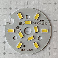 Светодиодиодный модуль для светильников 40мм; 5Вт; 16,1-16,5В Белый (6000К)