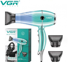 Фен для сушіння волосся VGR V-452. Електричний фен з холодним та гарячим обдуванням