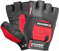 Перчатки спортивные для фитнеса и тяжелой атлетики р. XS Power System Power Plus PS-2500 Black/Red из