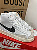 Жіночі кросівки Nike Blazer high white Найк Блейзер білі високі модні молодіжні для дівчат, фото 4