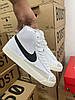 Жіночі кросівки Nike Blazer high white Найк Блейзер білі високі модні молодіжні для дівчат, фото 5