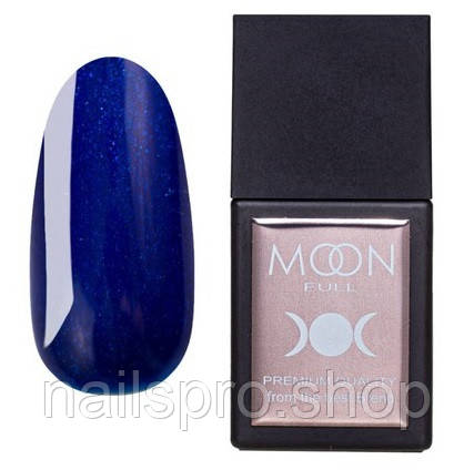 Кольорова база MOON FULL Amazing Color Base №3063 синій з дрібним шиммером, 12 мл, фото 1