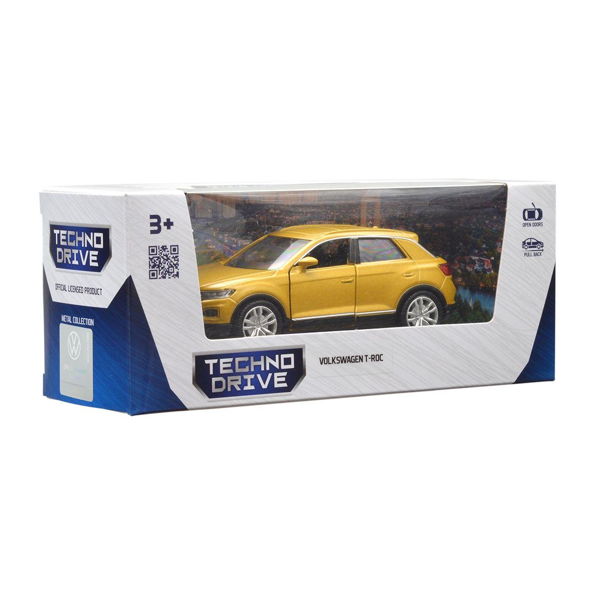 Автомодель TechnoDrive - Volkswagen T-Roc 2017 золотой (250345U) - фото 10 - id-p2077923363