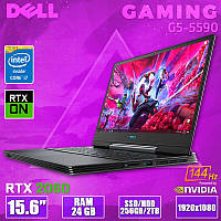 Потужний ноутбук DELL G5 5590 15.6" 144Hz i7 9750H RTX 2060 6GB 24GB RAM +SSD