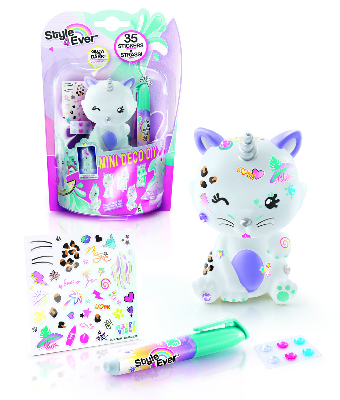 Уцінка. Набір для творчості Style 4 Ever Мій улюбленець Кошеня S Mini Deco DIY Canal Toys OFG179/4