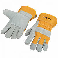 Рабочие перчатки кожаные XL Толсен t'p