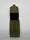 Підсумок MOLLE одинарний під телефон зелений олива, фото 2