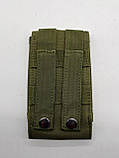 Підсумок MOLLE одинарний під телефон зелений олива, фото 3