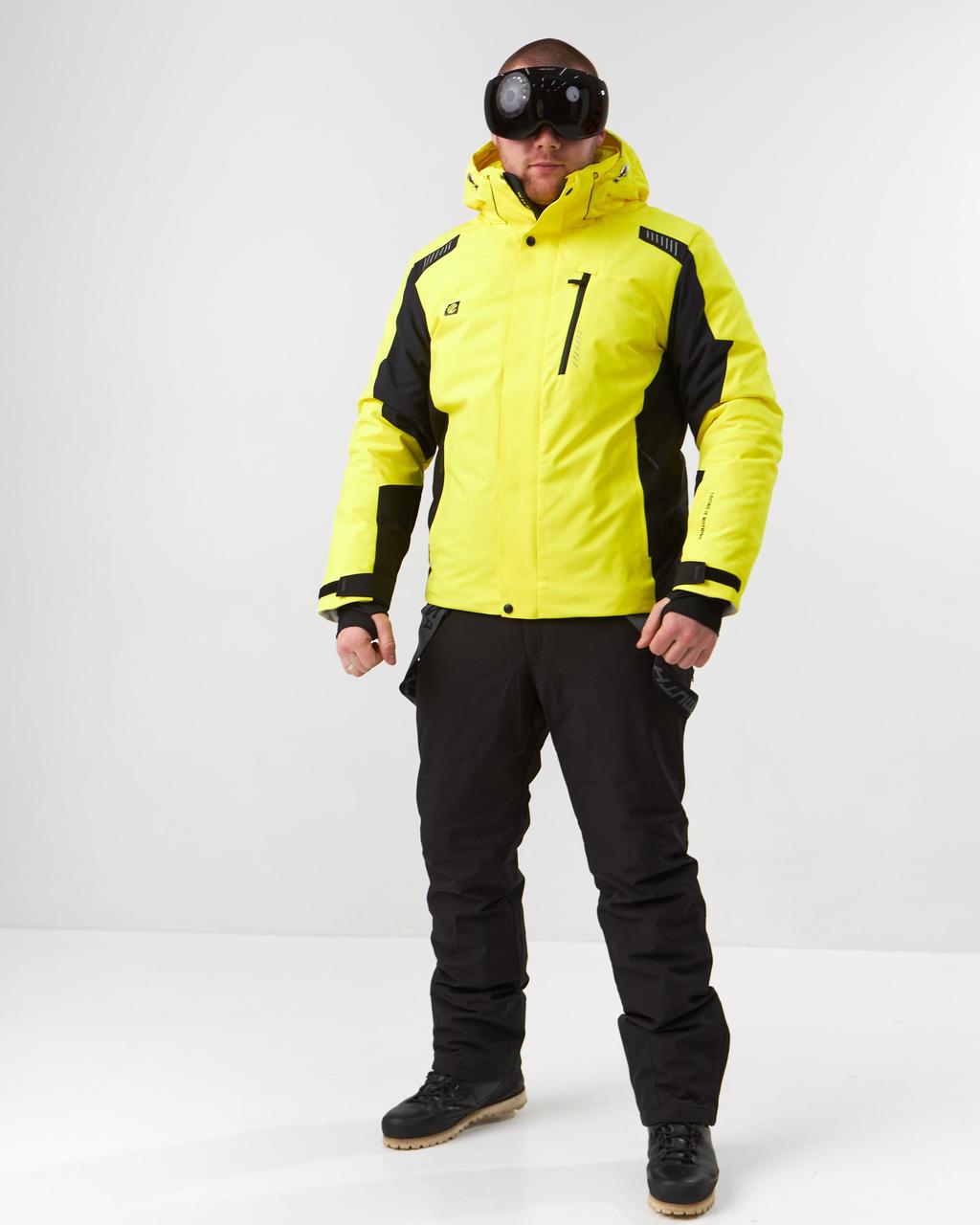 Чоловіча гірськолижна куртка WHS ROMA жовтий неон, розмір