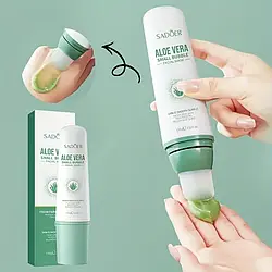 Пухирцева маска від чорних крапок з екстрактом алое вера та ромашкою Sadoer Aloe Vera Small Bubble Mask,100 g