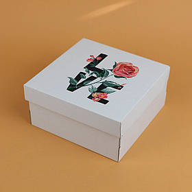 Коробка подарункова Кохання 200*200*100 мм Романтична Подарункова Коробка Love