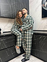 Піжама в клітинку чоловіча. Комплект для дому і сну. Одяг для сну для чоловіків., фото 2