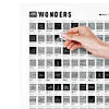 Скретч постер "#100Bucketlist Wonders edition" (тубус), фото 3