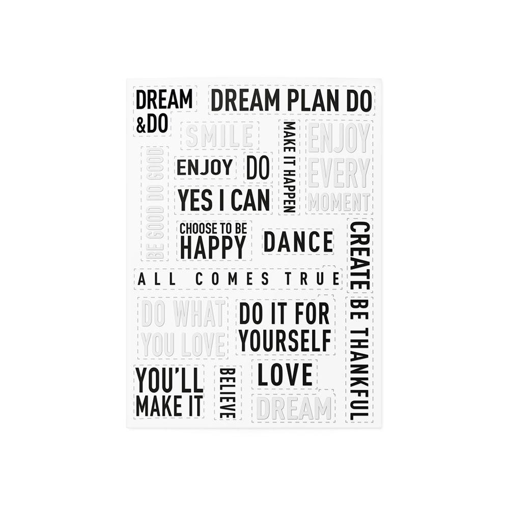 Тимчасові тату "Dream&Do Mix english", фото 1