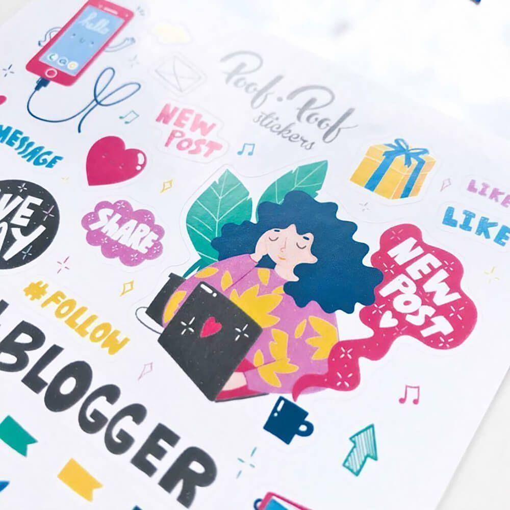 Наліпки "Blogger", фото 1