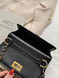 Жіноча сумка крос-боді 7301 чорна, фото 5