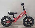Біговел Corso NEO EN-52360 Червоний, колеса 12 дюймів EVA (ПЕНА), підставка для ніг, велобіг від 2 років, фото 2