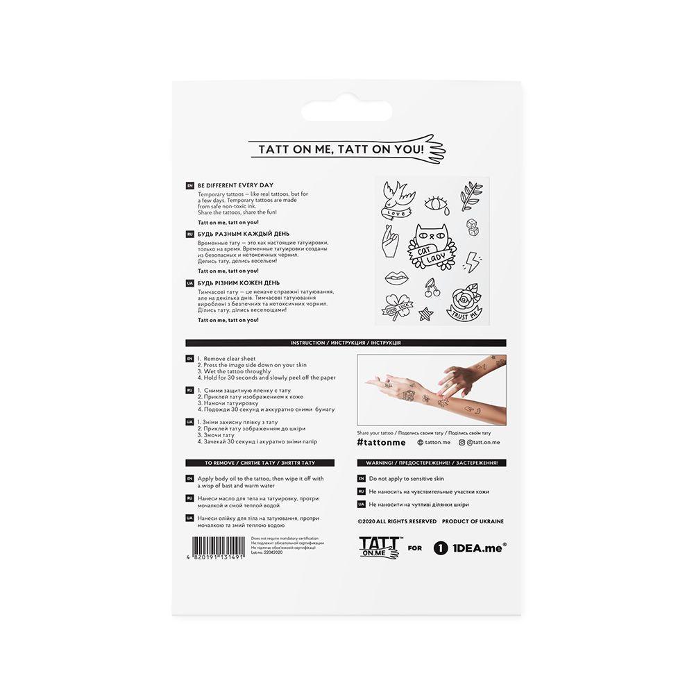 Тимчасові тату TATTon.me Poke mix, фото 1