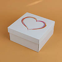 Коробка Сердце для Подарка любимой 200*200*100 мм Коробка на день Валентина с любовью