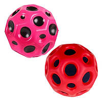 Антигравитационный мяч попрыгун Sky Ball Gravity Ball 2 шт. Розовый Красный