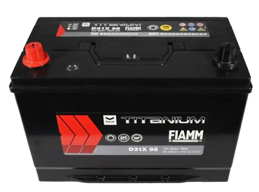 Акумулятор FIAMM TITANIUM PRO 6СТ- 95Ah 760 L Asia, фото 1