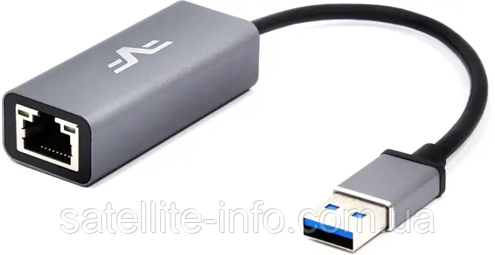 Зовнішній мережевий адаптер Frime USB TYPE-A Gigabit Ethernet RTL8153