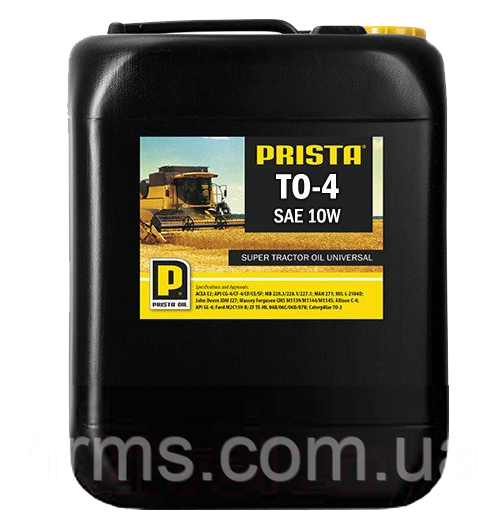 Масло трансмиссионное Prista TO-4 10W 20л олива трансмісійна Пріста ТО-4 10W каністра
