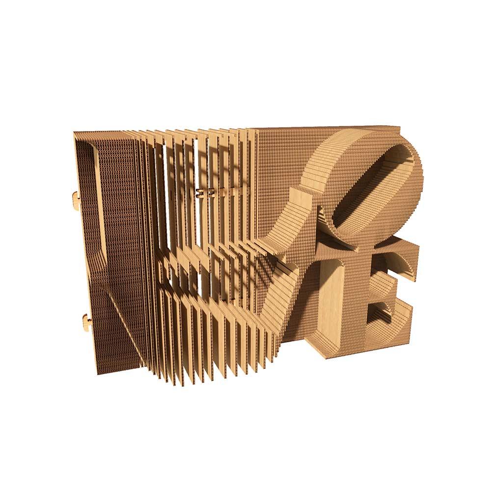 Картонний конструктор "Cartonic 3D Puzzle LOVE", фото 1