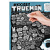 Скретч постер "#100 ДЕЛ TrueMan Edition" (тубус), фото 3