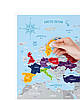 Скретч карта світу "Travel Map Silver Europe" (тубус), фото 3