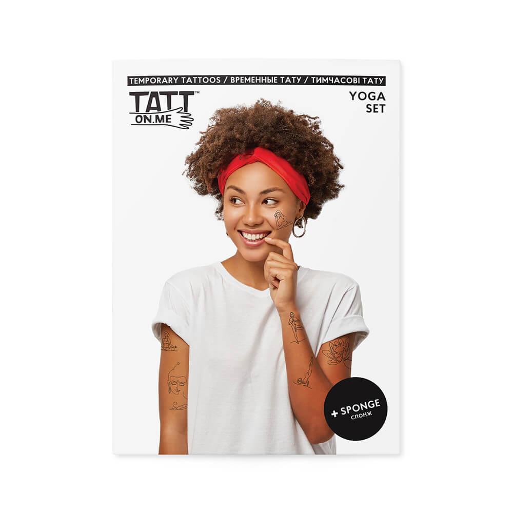 Тимчасові тату TATTon.me Yoga set, фото 1