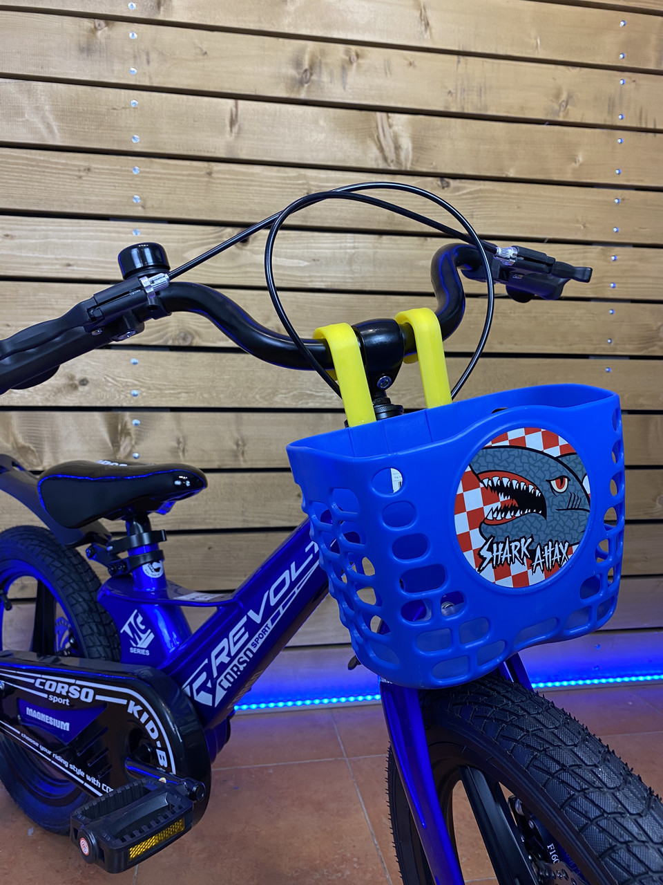 Кошик для велосипеда дитячого синій, фото 1