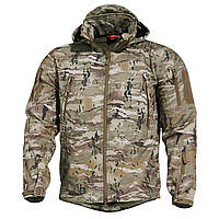 Тактическая мужская куртка мультикам Pentagon Artaxes Jacket Soft Shell PentaCamo курточка софтшел с мембраной