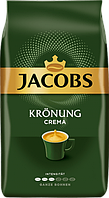 Кофе в зернах Jacobs Kronung Crema, 1000г, Голландия, средней обжарки