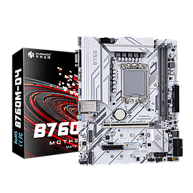 Материнська плата Huananzhi B760M-D4-B DDR4 LGA 1700 (HZH-B760M-D4-B) (TF)