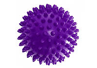 Массажный мячик 9 см жесткий EasyFit PVC фиолетовый