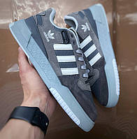 Стильні чоловічі кросівки Adidas Forum Low Grey