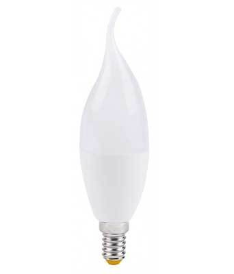 Лампа LB-737 CF37 230V 6W 500Lm 2700K E14 свічка на вітрі FERON
