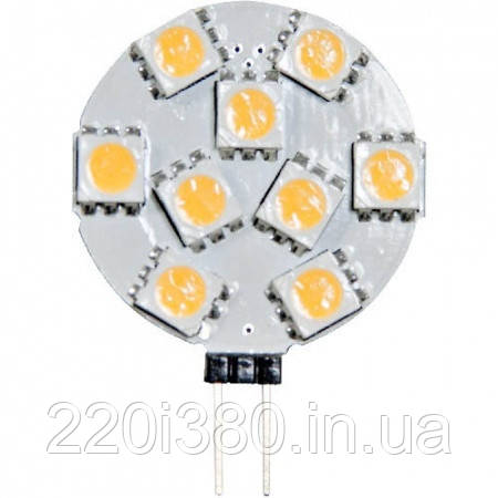 Лампа LB-16 12V/2W 9LEDS JC G4 6400K