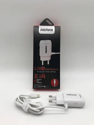 СЗП Remax WJ-005 2in1 3.1 A 1USB + шнур Iphone 1.5m, фото 1
