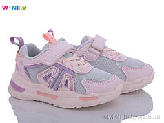 Дитяче спортивне взуття гуртом. Дитячі кросівки 2024 бренда W.niko для дівчаток (рр. з 26 по 31)