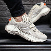 Мужские кроссовки Reebok Zig Kinetica 2 Beige White бежевого цвета