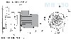 Відцентровий насос MB 130 PP TL-VITON 2.2 kW, фото 4