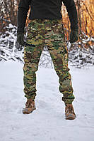 Брюки мужские штаны военные зимние тёплые на флисе мультикам
