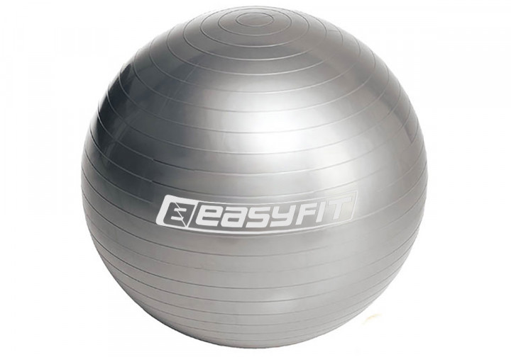 М'яч для фітнеса (фітбол) EasyFit 85 см сірий