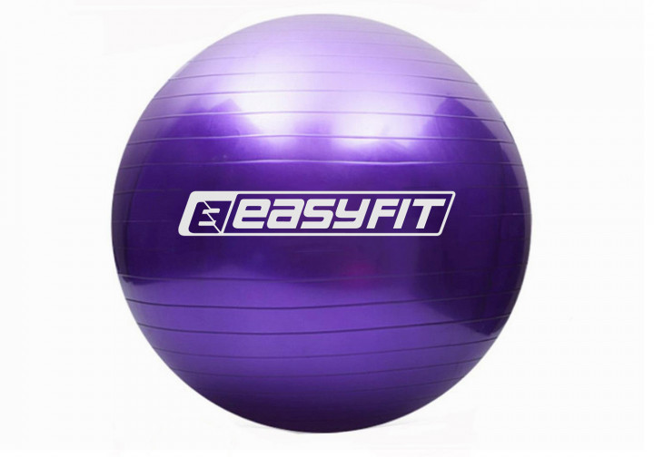 М'яч для фітнеса (фітбол) EasyFit 85 см фіолетовий