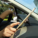 Універсальний автомобільний магнітний тримач для телефона 360° Baseus Gold SUCX140015, фото 3